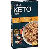 Ratio Trio Maple Almond Crunch Cereal, 10g Protein, Keto Friendly, 10.4 oz