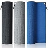 SPOROKET 3 Pack Golf Towel (16" x 16") with Carabiner Clip, Microfiber Golf Towels for Golf Bags Accessories for Men (Gray, Blue, Black)