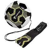 SURPOUP Adjustable Solo Soccer Trainer Belt for Kids and Adults, Black