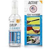 ACTIVE Grip Cleaner & Restore Spray - 2-in-1 Grip Spray for Basketball Shoes, Golf Club Cleaner, Pickleball Paddle Reset, Football Glove Boost, Volleyball Shoe Traction, Remove Oil, Dirt & Sweat - 4oz