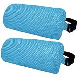 2 Pack Headrest Pillow for Patio Chaise Lounge,Recliner,Beach Chair,Blue