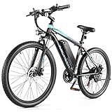 ANCHEER Electric Bike for Adults, [Peak 750W Motor] Electric Mountain Bike, 26" Sunshine Ebike, 55 Miles 20-22MPH Electric Bicycle with 48V/374Wh Battery, 7/21Speed, UL2849 Compliant