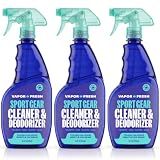 Vapor Fresh Sports Gear Cleaner and Deodorizer Spray, 16oz (3 Pack)