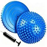 XCZGSW 2PCS Hedgehog Balance Pods, Half Ball Balance Trainer with Pump
