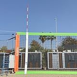 BOARDEE Foldable Volleyball Antenna Set with Hook-and-Loop Sleeves – Portable Fiberglass Net Antennas – Pro-Level Antenna Sleeves - Indoor & Outdoor Volleyball Referee Equipment (Pack of 2)