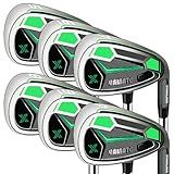Men's Golf Iron Set, Right-Handed (Golf Iron Set 6PCS (5-PW), Stainless Steel Shaft)