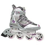 Roller Derby Aerio Q-60 Women's Inline Skates - White/Grey - Size 08