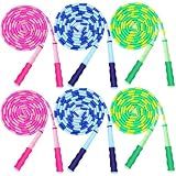 GRAWUN 6 Pack Jump Rope For Kids,Soft Beaded Jump Rope