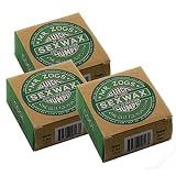 Sex Wax Quick Humps Coconut (Choose Temperature) (3X Cool to Mid Warm, 3 Pack)