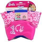 SwimWays Barbie Swim Trainer, US Coast Guard Approved Life Vest, Kids Swim Vest and Swimming Aid, Arm Floaties & Life Jackets for Kids 33-55 lbs
