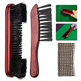 Adhafera Pool Table Brush Set, Billiard Table Brush for Felt