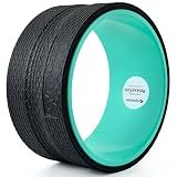GymCope Back Roller Wheel, Spine-Safe Groove for Deep Stretch, 530 lbs