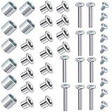 TOBWOLF Inline Skate Replacement Shaft Kit, 46PCS Aluminum Alloy Axle Set