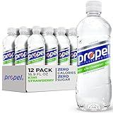 Propel, Kiwi Strawberry, Zero Calorie Sports Drinking Water with Electrolytes and Vitamins C&E, 16.9 Fl Oz (12 Count)