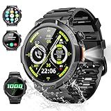 Soudorv Military Smart Watch for Men, 50+ Day Battery Life, Bluetooth Call