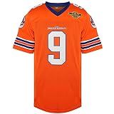 Phoneutrix Bobby Boucher #9 The Waterboy Adam Sandler Movie Mud Dogs Bourbon Bowl Football Jersey (Orange, XXX-Large)