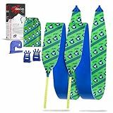 Gecko Premium Standard Ski Skins 125/169-179 | Adjustable ski Length | with Knife, pre-Mounted Front and end Systems, Skin Pocket | Climbing Skin | Touring Skin | Adhesive Skin | Climbing aid| Mohair