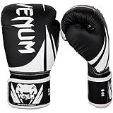 Venum Challenger 2.0 Boxing Gloves - for Kids - Black/White, 6 oz