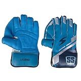 SS Legend Wicket Keeping Gloves, Blue Color - Adult Size