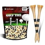 SAPLIZE Golf Tees Bamboo Tees, Pack of 150 (2-3/4"), Stable and Reliable Golf Tees