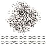 CyeeLife Spring O Rings,200pcs Metal Rings for Dart Nylon Shafts,Dart Accessories