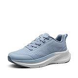 Women's Walking Shoes Comfortable Running Tennis Athletic Gym Workout Cross Training Sneakers,Size 8.5,Blue,SARR012W