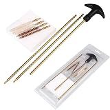 Hsoso Gun Barrel Cleaning Kit for .177/.22 Caliber Pellets Airsoft Handgun, 4.5/5.5mm Rifle Cleaning Rod with Bore Brush, Patches Cloth