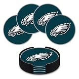 Rico Industries NFL Football Philadelphia Eagles Classic Favorites: PVC Coaster Set (4-Pack)