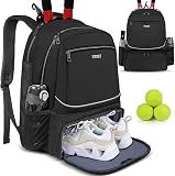 Ytonet Tennis Bag Tennis Backpack for Women Men 2 Rackets