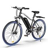 HopCycle Electric Bike - 750W Motor Electric Bike for Adults, 60 Miles Electric Mountain Bike with 374Wh Removable Battery, 26'' Tires and Front Fork Suspension