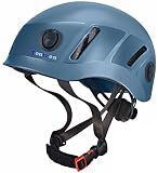 Tontron Climbing Caving Helmet (Blue, Large)