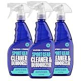 Vapor Fresh Sports Cleaner and Deodorizer - For Boxing Gloves, Sports Pads, Helmets, Gym Bags, Gym Equipment and More - Naturally Powered By Plants, 16 Fl Oz (3-Pack)