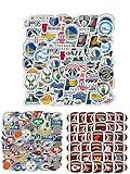 Football Rugby Stickers for Basketball Team Fans(98pcs) Vinyl Waterproof Stickers for Water Bottles Teens Boys Luggage Laptop Snowboard 0.8CM