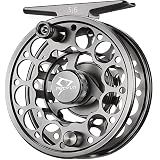 Piscifun Sword Fly Fishing Reel, CNC-Machined Aluminum Alloy Fly Reel, Light Weight and Corrosion Resistance Design 3/4wt Space Gray