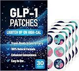 AYOJOY GLP-1 Patches for Women & Men - Natural Ingredients with Berberine, L-Glutamine-blue-30PCS