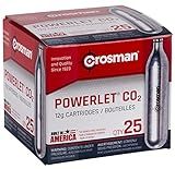 Crosman 25-Count 12-Gram CO2 Cartridges For Air Rifles And Air Pistols 2311-N