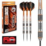 RED DRAGON Amberjack 5: 24g Tungsten Darts Set with Flights and Stems