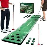 Wekin Golf Indoor Putting Green Mat with 2 Putters,Great Gifts for Men