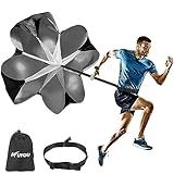 KUYOU Running Speed Training Speed Chute Resistance Parachute for Speed and Acceleration Training Fitness Explosive Power Training 56-Inch