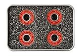 Yellow Jacket Premium Scooter Bearings, Kick Scooter, 608, ABEC 9, Racer Red (Pack of 4)
