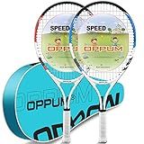 OPPUM Kids Tennis Racket for Beginners Ages 3-15 | Lightweight Junior/Youth Racket with Shockproof & Non-Slip Grip | 5 Sizes (16"-25") & Carry Case Included