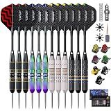 Turnart Darts Metal Tip Set - Steel Tip Darts Set Professional Metal Darts