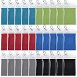Honoson 30 Pack Cooling Towels Bulk 27"x16" Ice Cold Neck Towels Bulk, Cooling Rags Sports Towel for Hot Weather, Yoga, Golf (Blue, Rose Red, Green, Royal Blue, Light Gray, Black)