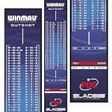 Winmau Pro Zone Outshot Dart Mat – Heavy-Duty Floor Protection & Oche Line
