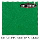 Championship Invitational Teflon Billiard Pool Table Felt Cloth - w/Spots - Pre-Cut Rails - Authorized Dealer (Championship Green, 8 ft)