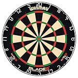 WINMAU Blade 6 Dartboard - Tournament Specification Board, Self-Healing Sisal for Durability & Scoring Precision, Ultra-Thin Wiring, Rota-Lock Leveling System