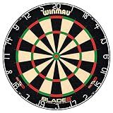 WINMAU Blade 6 Dartboard - Tournament Specification Board, Self-Healing Sisal for Durability & Scoring Precision, Ultra-Thin Wiring, Rota-Lock Leveling System