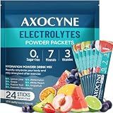AXOCYNE 24Sticks Electrolytes Powder Packets Sugar Free Hydration Packets