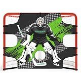 Hikeen Premium Hockey Goalie Shooting Target Tear - Proof Hockey Goal Practice Target with 7 Target Holes - Street Hockey & Ice Hockey Net Goalie Target for Practicing Shooting Accuracy 54IN