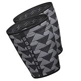 BODYPROX Thigh Compression Sleeve(1 Pair), Hamstring Compression Sleeve for Men and Women(Medium)
